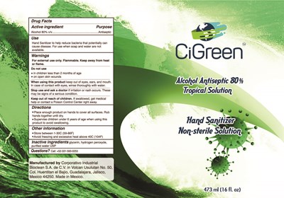 Dfg (2 Sanitizante   Drug Facts  Bioclean)